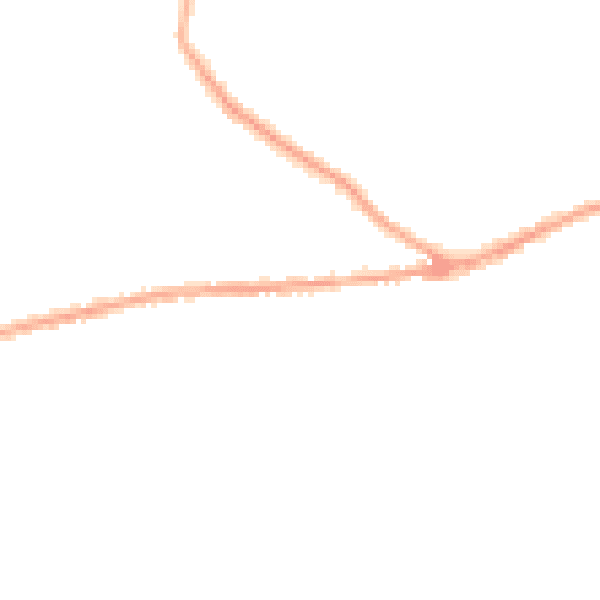 Night-time road noise heatmap for ST7 2ET