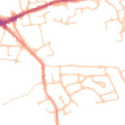 Daytime road noise heatmap for ST7 2RX