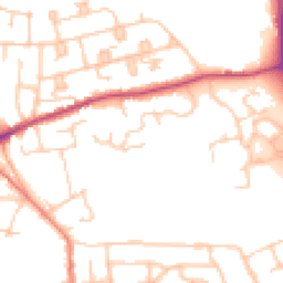 Daytime road noise heatmap for ST7 2YH