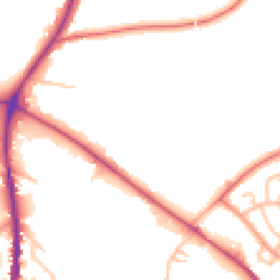 Daytime road noise heatmap for ST7 3AF