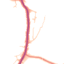 Daytime road noise heatmap for ST7 3BN