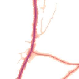 Daytime road noise heatmap for ST7 3BY