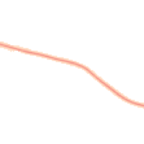 Night-time road noise heatmap for ST7 3DE