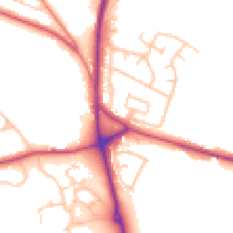Daytime road noise heatmap for ST7 3DH