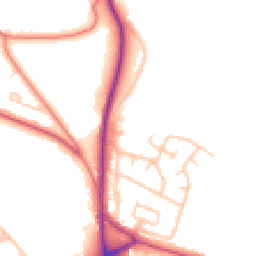 Daytime road noise heatmap for ST7 3FE