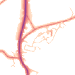 Daytime road noise heatmap for ST7 3HN