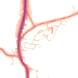 Daytime road noise heatmap for ST7 3HP