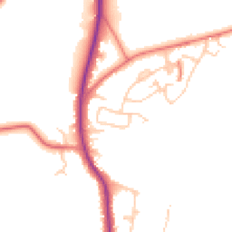 Daytime road noise heatmap for ST7 3HU