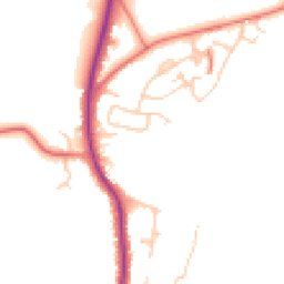Daytime road noise heatmap for ST7 3HX