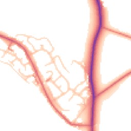 Daytime road noise heatmap for ST7 3JA