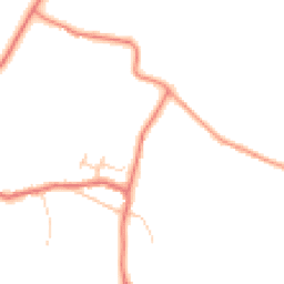 Daytime road noise heatmap for ST7 3LJ