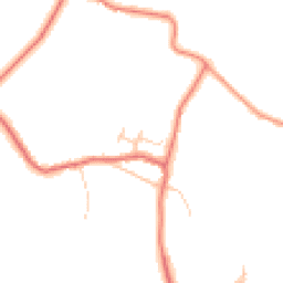 Daytime road noise heatmap for ST7 3LU
