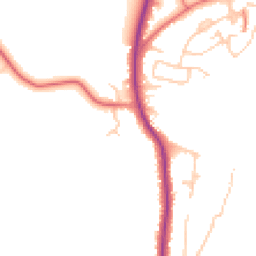 Daytime road noise heatmap for ST7 3LZ