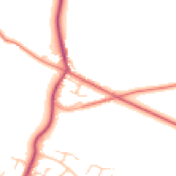 Daytime road noise heatmap for ST7 3RA