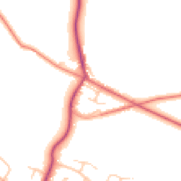 Daytime road noise heatmap for ST7 3RE