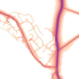 Daytime road noise heatmap for ST7 3RY
