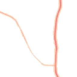Night-time road noise heatmap for ST7 3RY