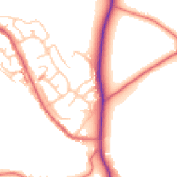Daytime road noise heatmap for ST7 3TD