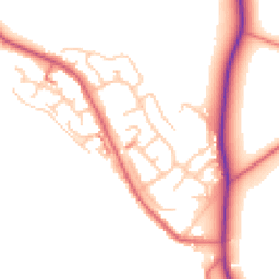 Daytime road noise heatmap for ST7 3TF