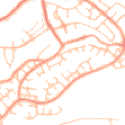 Daytime road noise heatmap for ST7 4AG