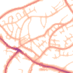 Daytime road noise heatmap for ST7 4BL