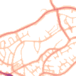 Daytime road noise heatmap for ST7 4BU