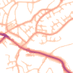 Daytime road noise heatmap for ST7 4EJ