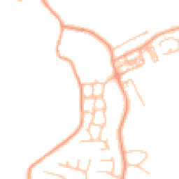 Daytime road noise heatmap for ST7 4GD