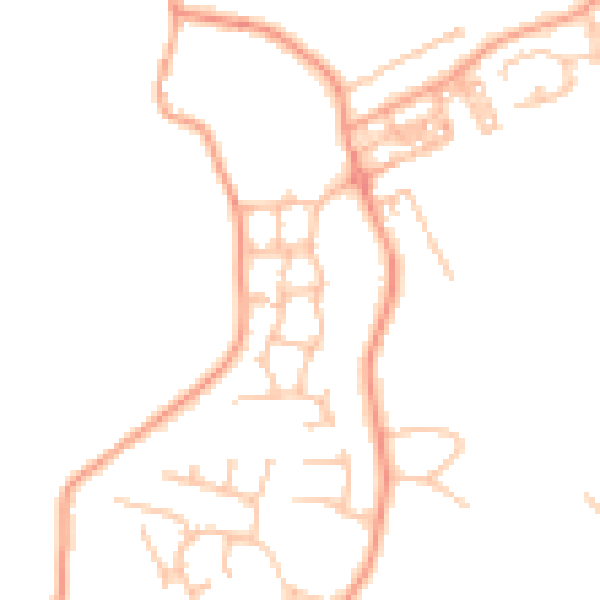 Daytime road noise heatmap for ST7 4GG