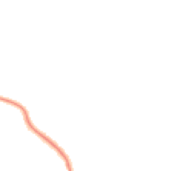 Night-time road noise heatmap for ST7 4GN