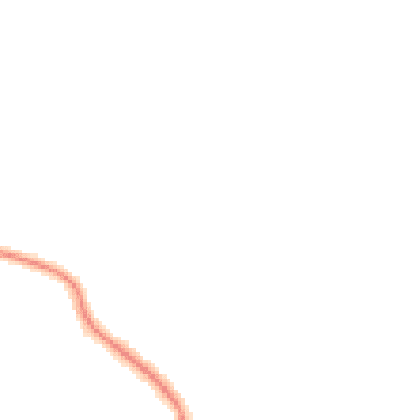 Night-time road noise heatmap for ST7 4GR