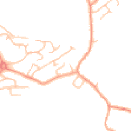 Daytime road noise heatmap for ST7 4GZ