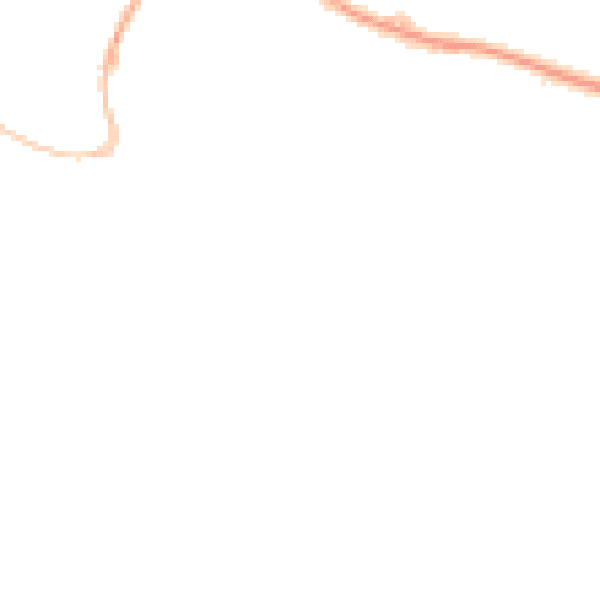 Night-time road noise heatmap for ST7 4JD