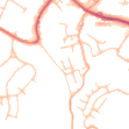Daytime road noise heatmap for ST7 4JF