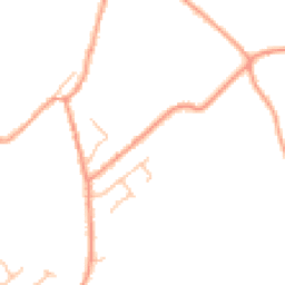 Daytime road noise heatmap for ST7 4LQ