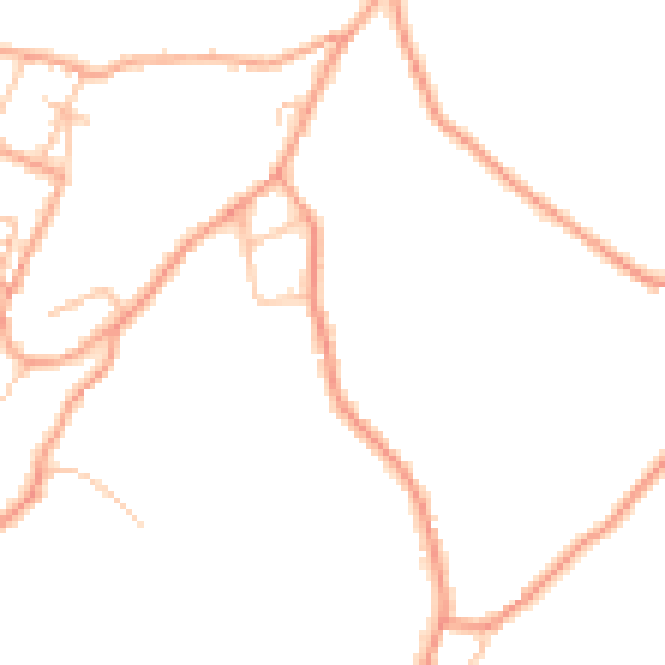 Daytime road noise heatmap for ST7 4LS