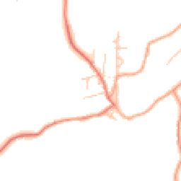 Daytime road noise heatmap for ST7 4NX