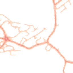 Daytime road noise heatmap for ST7 4PW