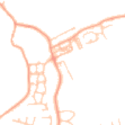 Daytime road noise heatmap for ST7 4QG