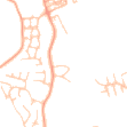 Daytime road noise heatmap for ST7 4QJ