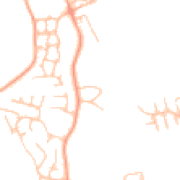 Daytime road noise heatmap for ST7 4QL