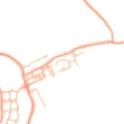 Daytime road noise heatmap for ST7 4UJ