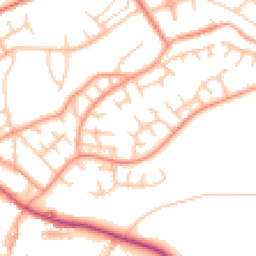 Daytime road noise heatmap for ST7 4XT