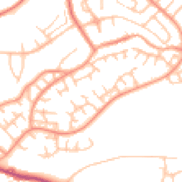 Daytime road noise heatmap for ST7 4XX