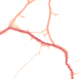 Daytime road noise heatmap for ST7 8AD
