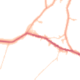 Daytime road noise heatmap for ST7 8AQ