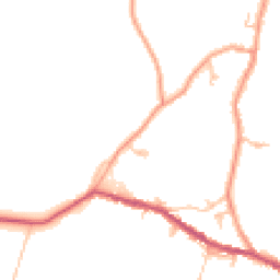 Daytime road noise heatmap for ST7 8AR