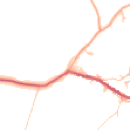 Daytime road noise heatmap for ST7 8AU