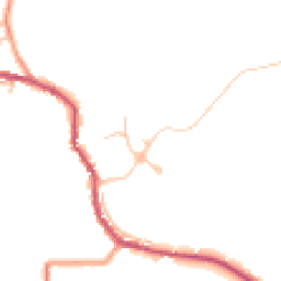 Daytime road noise heatmap for ST7 8BE