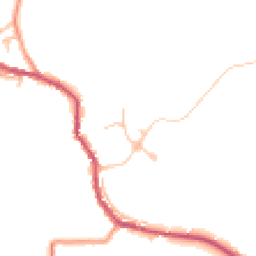 Daytime road noise heatmap for ST7 8BG